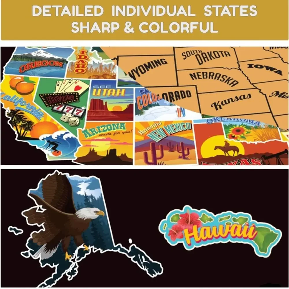 N/A illustrated states