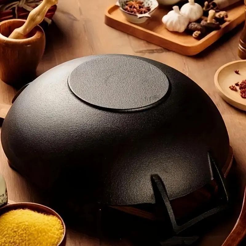 【New】Red Tag Price! Authentic Professional Use Wok / Iron Pan, Large Size - 32cm