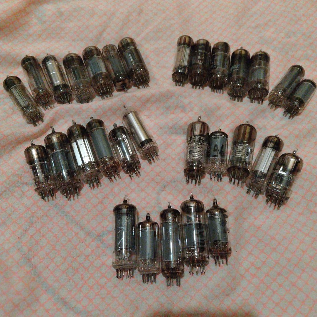 Vacuum Tubes - 30 pcs - Large Set - Toshiba, National, Mitsubishi, NEC - Showa Retro - Cash on Delivery