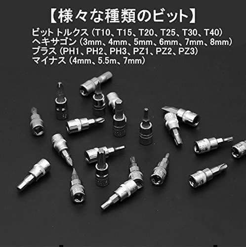 Socket Wrench 46-Piece Tool Set Ratchet Wrench Bit Driver Z